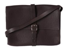 Hermes, a brown leather satchel bag