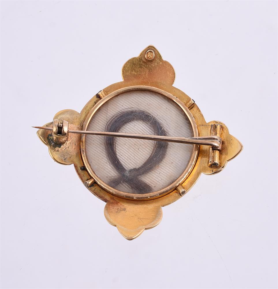 A late 19th century banded agate brooch - Image 2 of 2