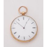 Unsigned, Gold open face pocket watch