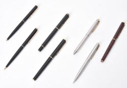 Parker, Flighter Multifunction, a brushed metal ballpoint four colour pen and propelling pencil