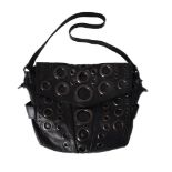 Givenchy, a black leather handbag