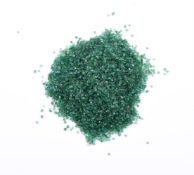 † A packet of small circular emeralds