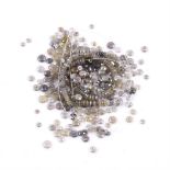 † A parcel of diamond beads