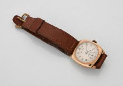 Vertex, 9 carat gold wrist watch