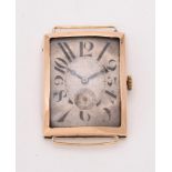 Tavannes, 9 carat gold wrist watch