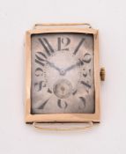 Tavannes, 9 carat gold wrist watch