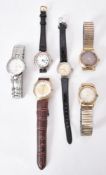 Six assorted wrist watches