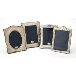 Four silver mounted photo frames by Ray Hall