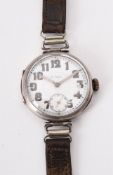 Rolex, Silver coloured wrist watch