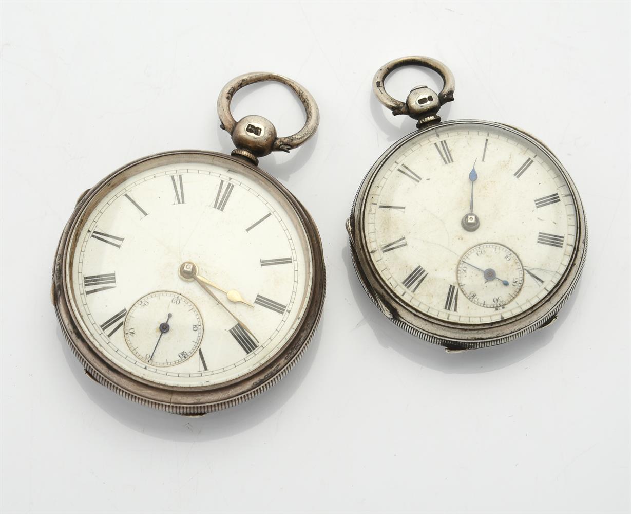 Unsigned,Silver open face pocket watch - Image 2 of 4