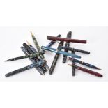 Conway Stewart, a collection of Vintage fountain pens
