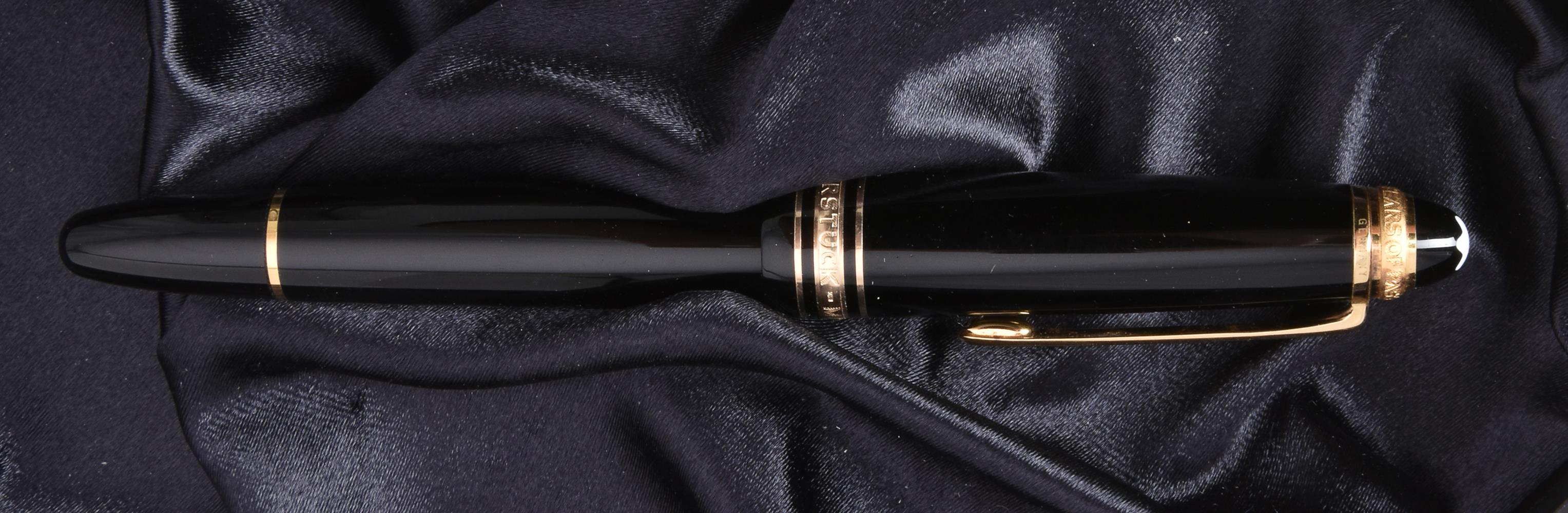 Montblanc, Meisterstuck, 75 Years of Passion and Soul, a black fountain pen - Image 2 of 4