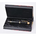 Montblanc, Writers Edition, Voltaire, a limited edition black fountain pen