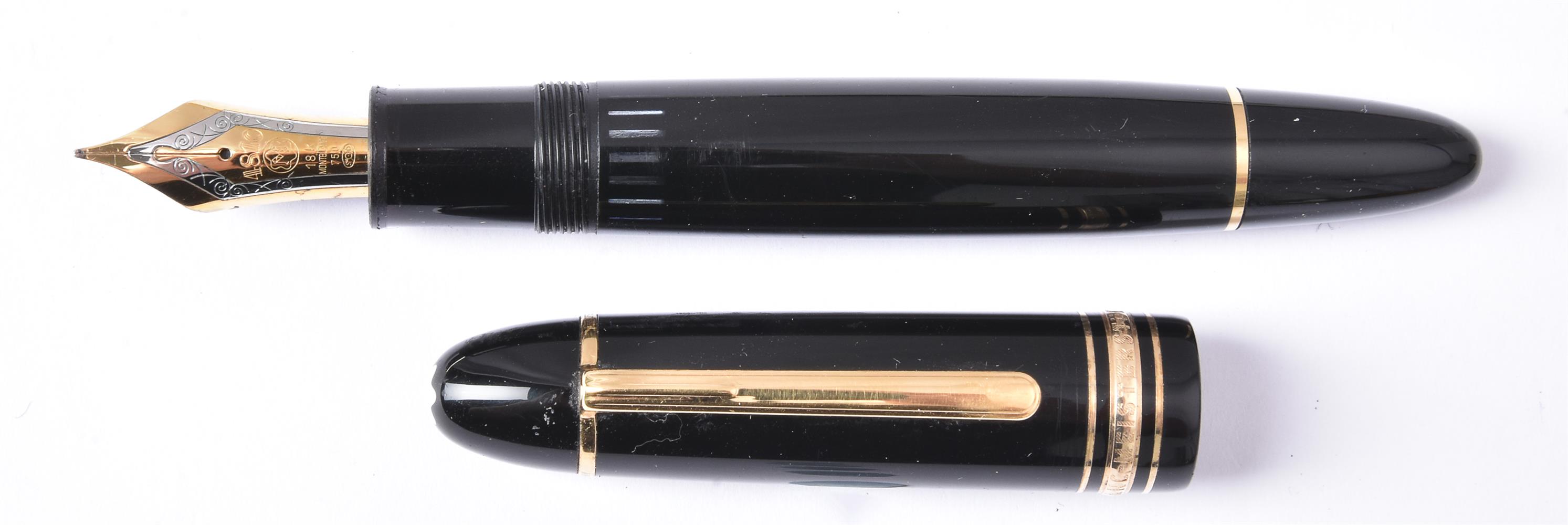 Montblanc, 149 UNICEF Edition by Helmut Jahn, a black fountain pen - Image 4 of 5