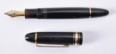 Montblanc, Meisterstuck 149, a black fountain pen