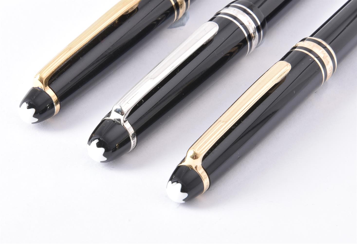 Montblanc, Meisterstuck, a black fountain pen - Image 2 of 3