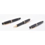 Montblanc, Meisterstuck 146, a black fountain pen