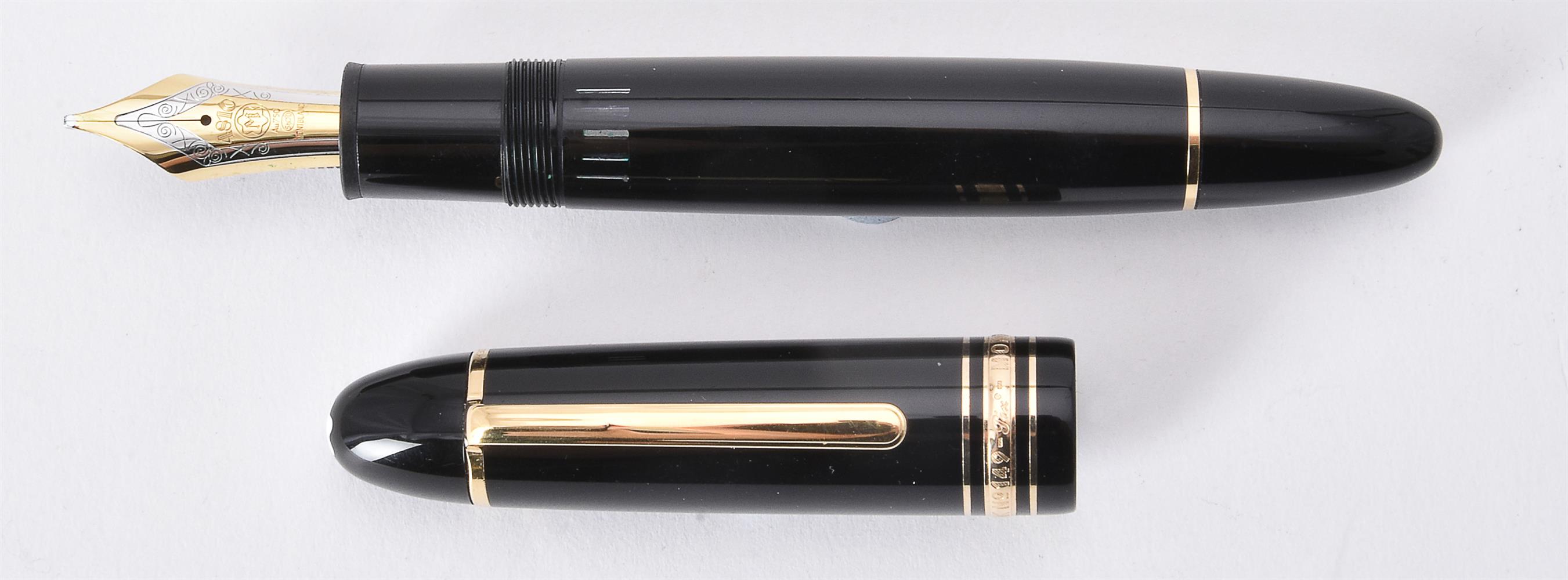 Montblanc, Meisterstuck 149, a black fountain pen