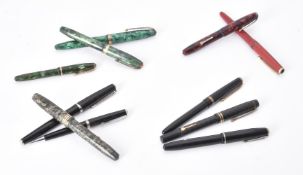 Conway Stewart, a collection of vintage fountain pens
