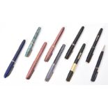 Waterman's, a collection of seven 1940s and later fountain pens