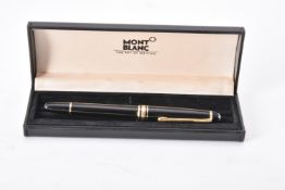 Montblanc, Meisterstuck, a black fountain pen