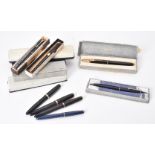 Parker, various fountain pens