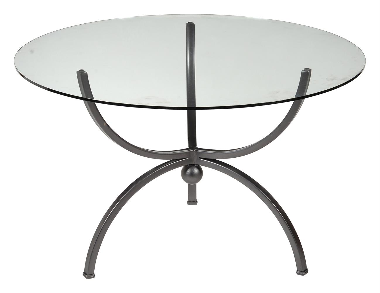 A metal suite of dining furniture - Image 2 of 2