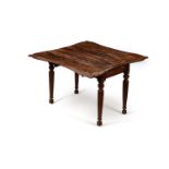 Y A rosewood Pembroke table