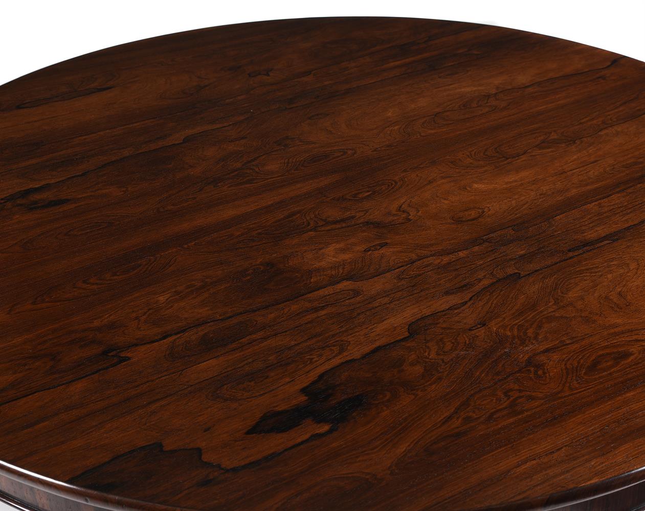 Y A Victorian rosewood circular centre table - Image 5 of 6