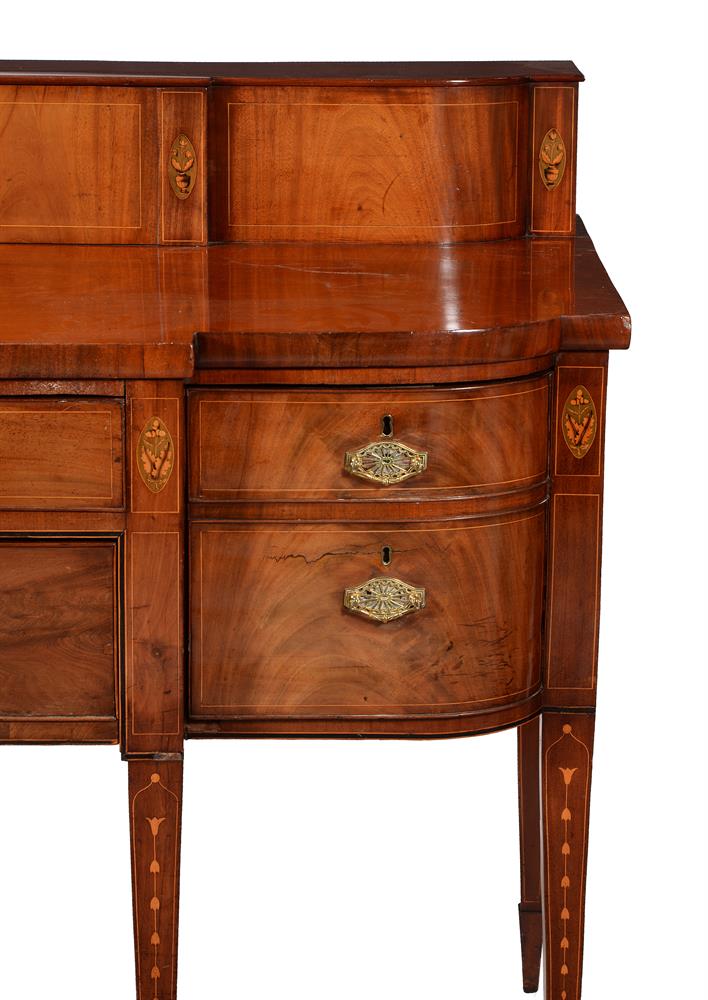 A George III mahogany and inlaid sideboard - Image 2 of 3