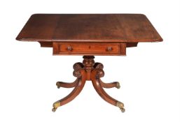 A Regency mahogany sofa table