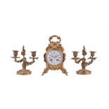 A French ormolu mantel clock