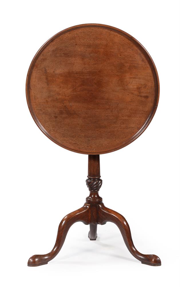 A George III mahogany tripod table - Image 2 of 3