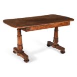 Y A William IV rosewood library table