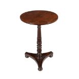 Y A William IV rosewood and simulated rosewood pedestal table