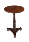 Y A William IV rosewood and simulated rosewood pedestal table