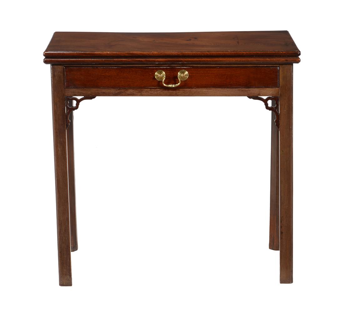 A George III mahogany tea table