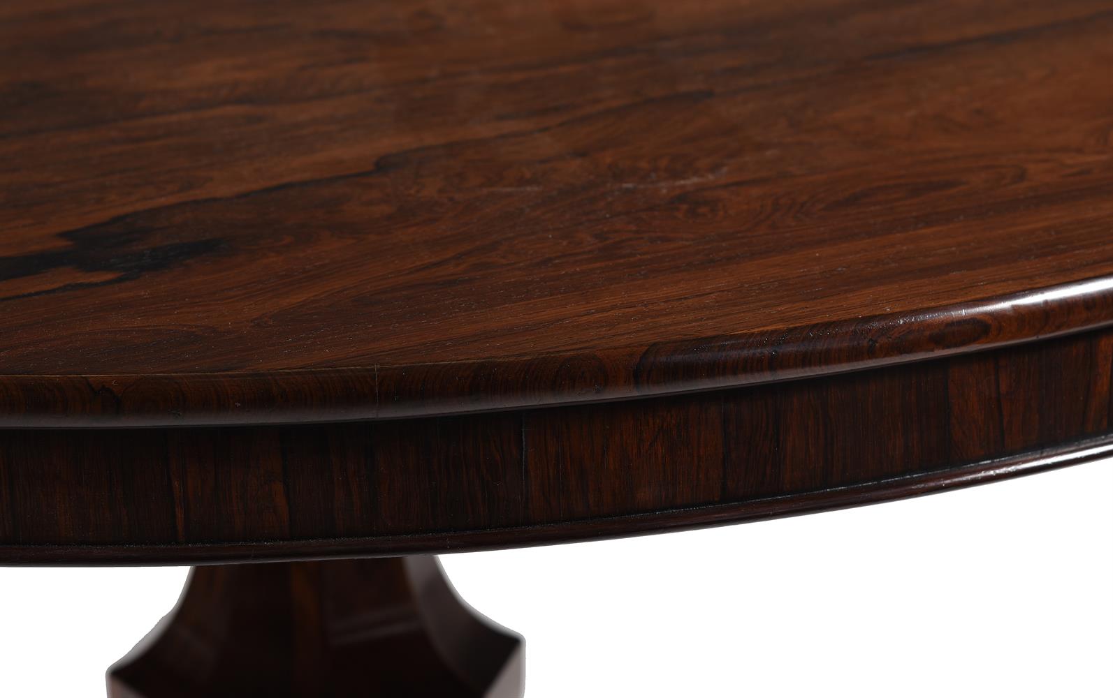 Y A Victorian rosewood circular centre table - Image 4 of 6