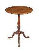 A George III mahogany tripod table