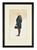 British School (19th century), Study of a gentleman holding a hat, thought to be Duke of Wellington