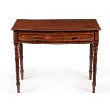 A George IV mahogany bowfront side table