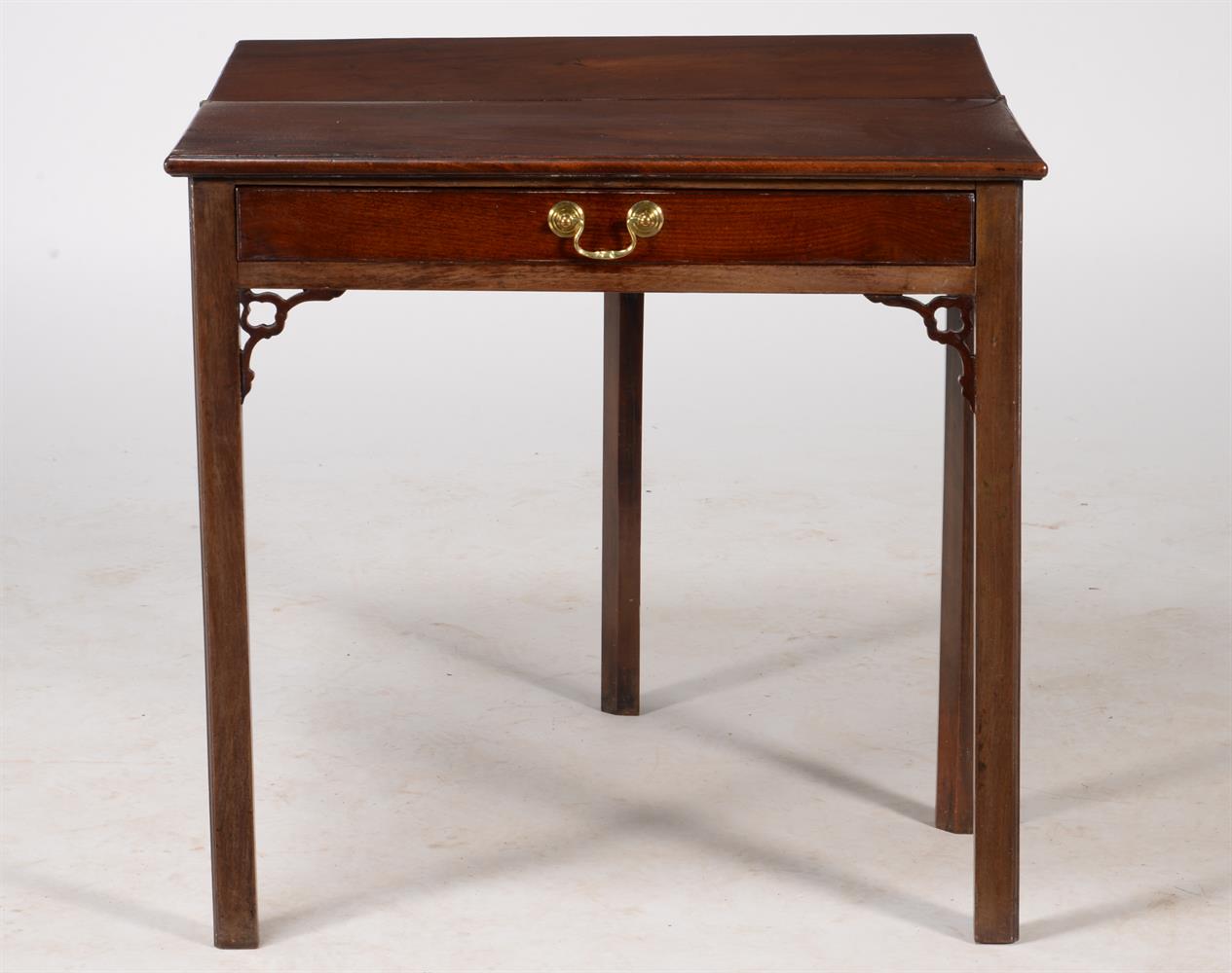 A George III mahogany tea table - Image 2 of 2