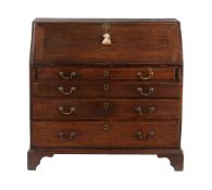 A George III oak bureau