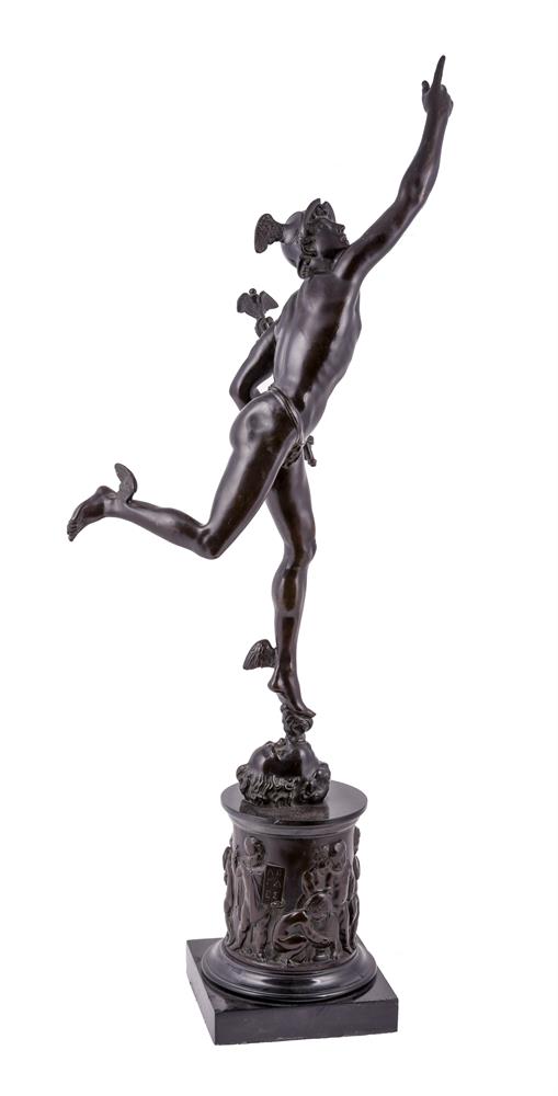 A bronze patinated model of Mercury - Image 3 of 6