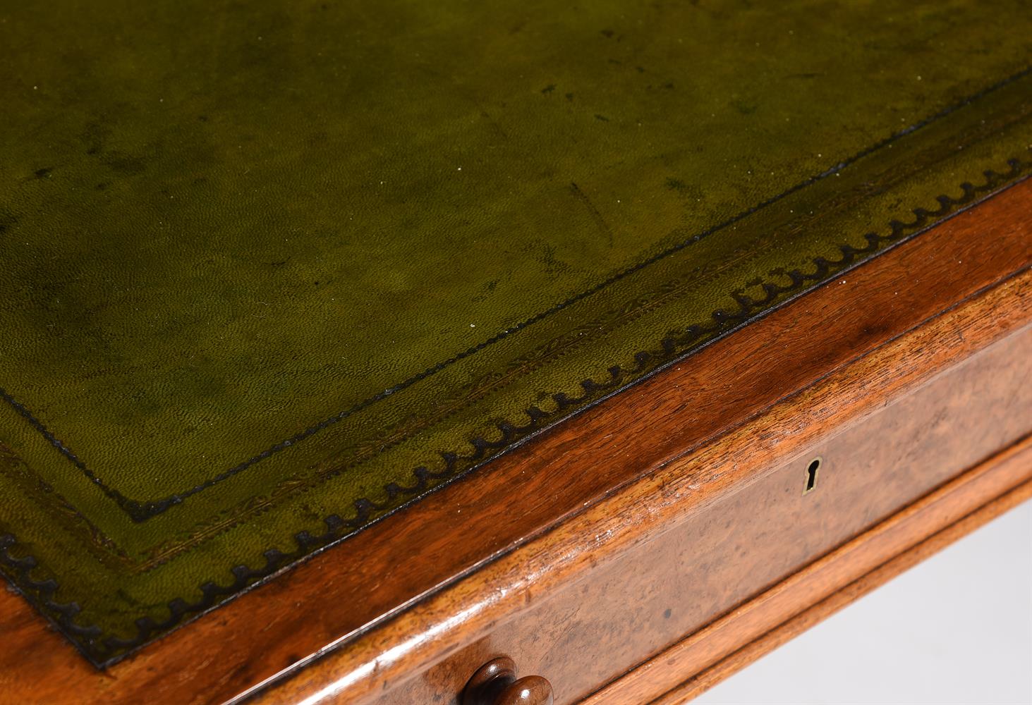 A Victorian walnut writing table - Image 4 of 4