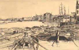 James Abbott McNeill Whistler (American 1834-1903), 'The Pool'