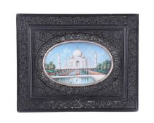 Y An Indian miniature of the Taj Mahal