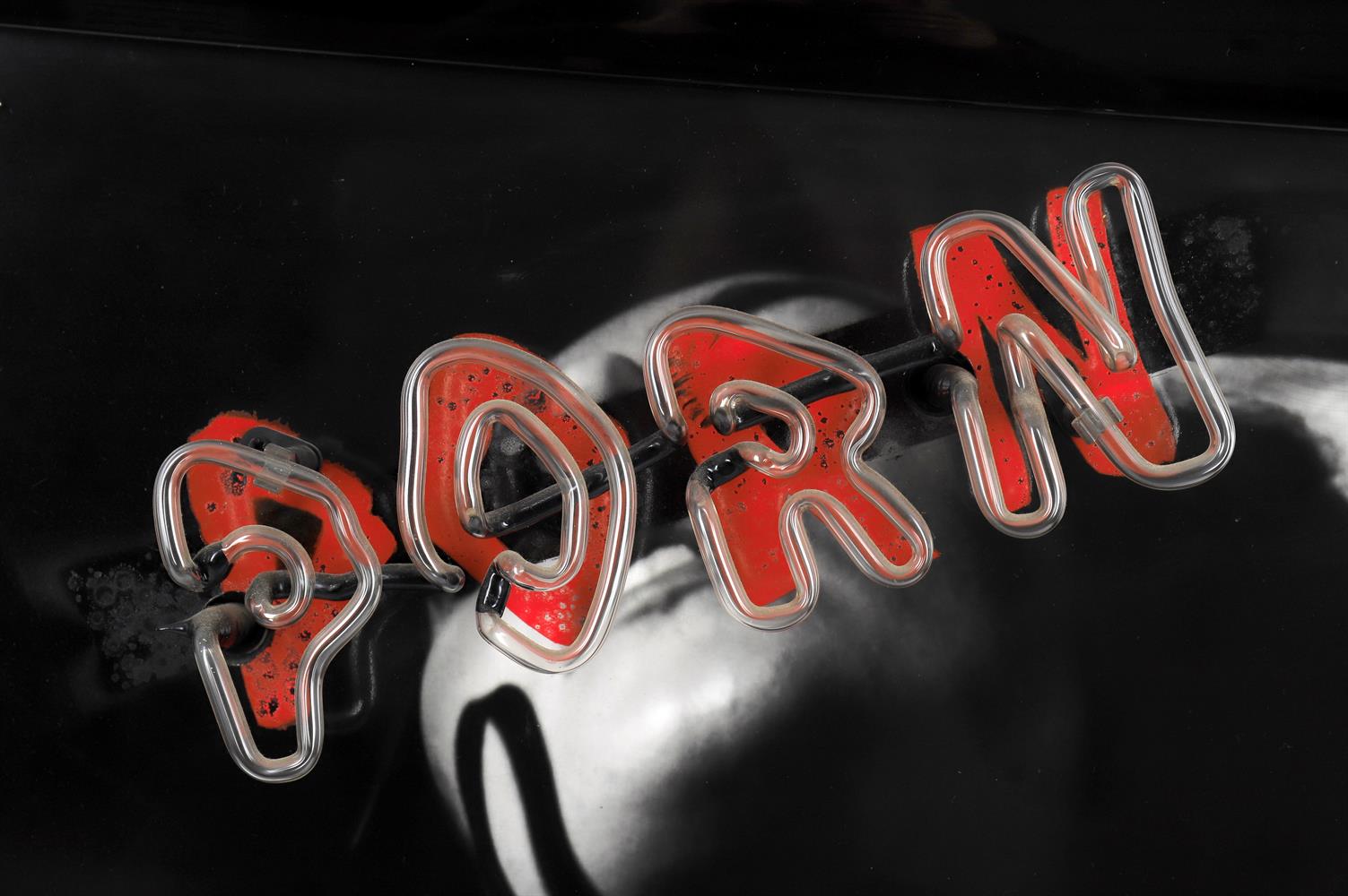 λ Darren West (Contemporary), 'Porn Star'- neon sculpture - Image 5 of 6