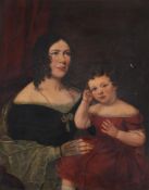 J C Ronland (19th century), 'Mrs James (née Armitage) and her son Herbert'