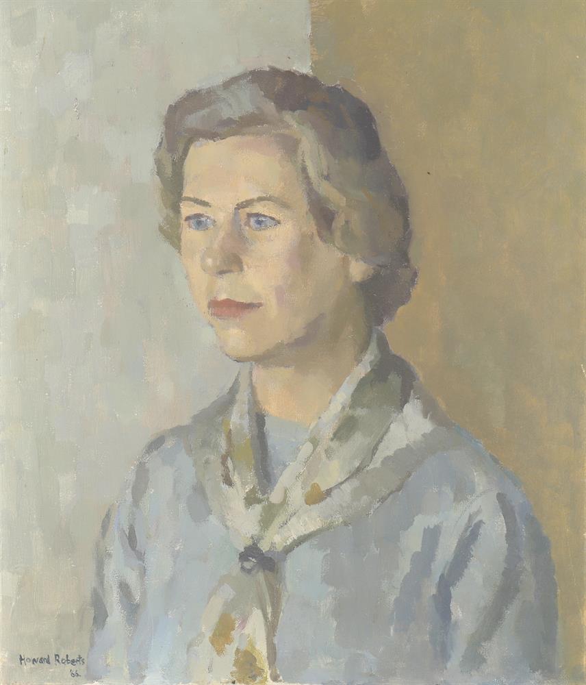 λ Howard Roberts (British 1922-2001) 'Portrait of a lady'